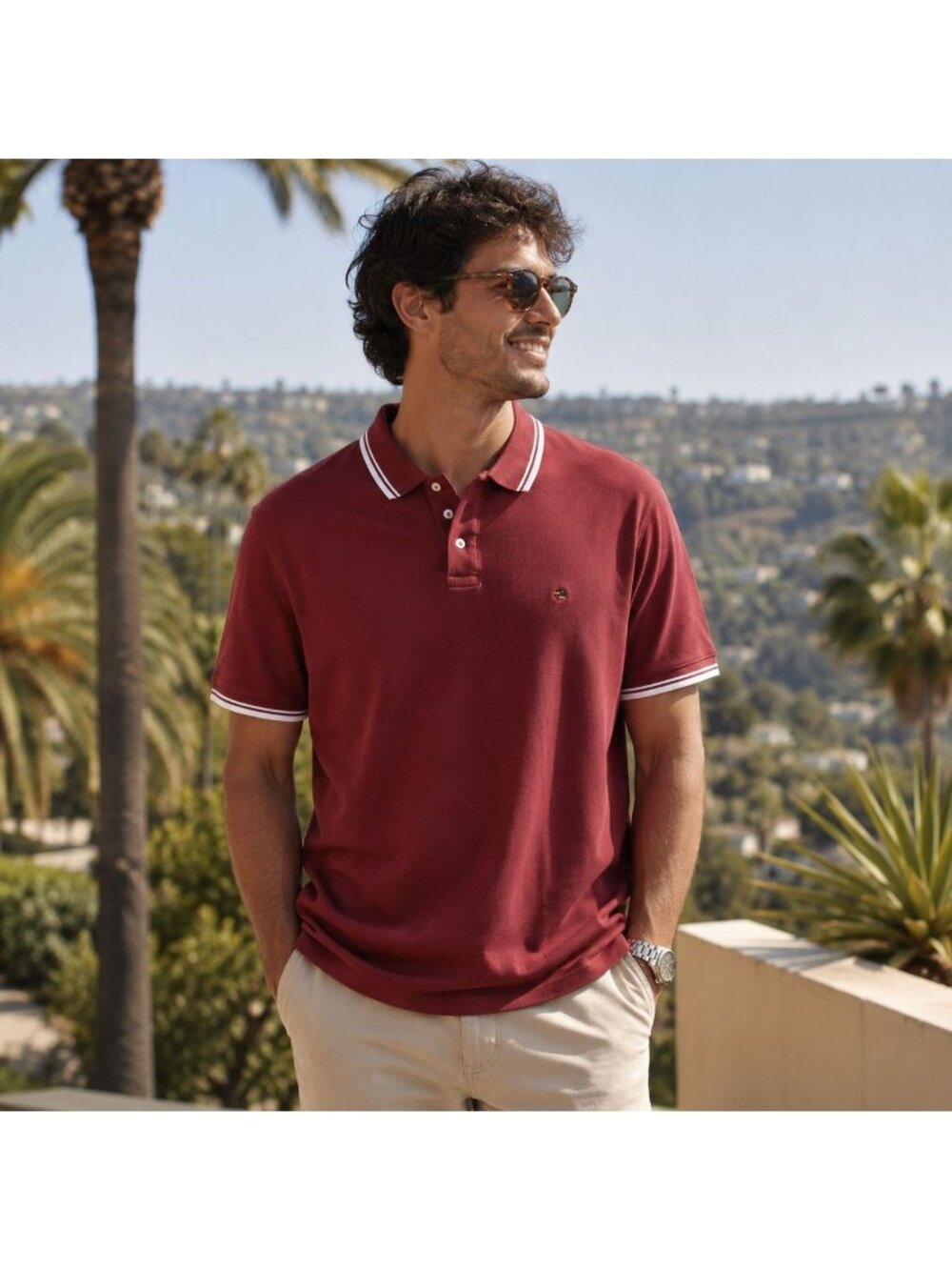 Duck Head Polo Shirt Men XL Red Short Sleeve Pima Cotton Embroidered Golf Casual